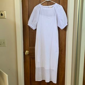 Hana Tajima for Uniqlo White Cotton Dress NWT